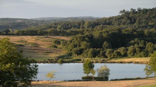 Hautefort gemeente in het Franse departement Dordogne — Stockvideo