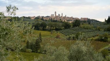 Ortaçağ Şehir San Gimignano İtalya