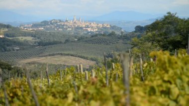 Ortaçağ Şehir San Gimignano İtalya