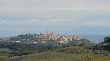 Ortaçağ Şehir San Gimignano İtalya
