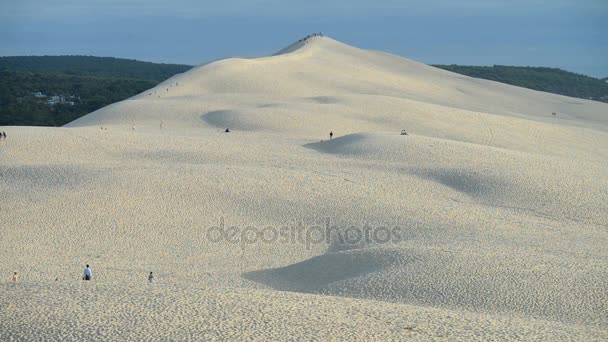 Dune of Pylat in France — Stock Video