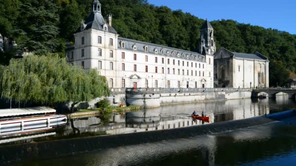 Brantome comunas em França — Vídeo de Stock