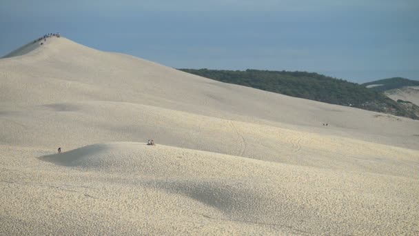 Düne von Pylat in Frankreich — Stockvideo