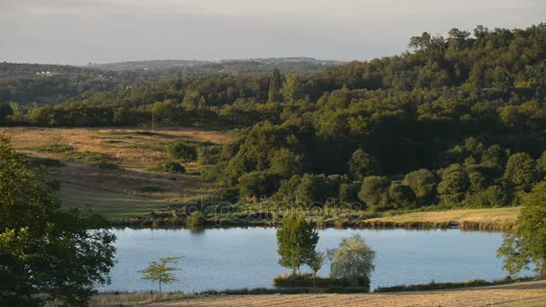 Paisagem de Hautefort em França — Vídeo de Stock