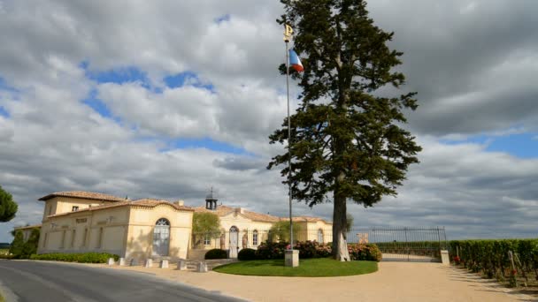 Chateau Petrus a Pomerol, Franciaország — Stock videók