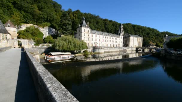 Brantome comunas em França — Vídeo de Stock