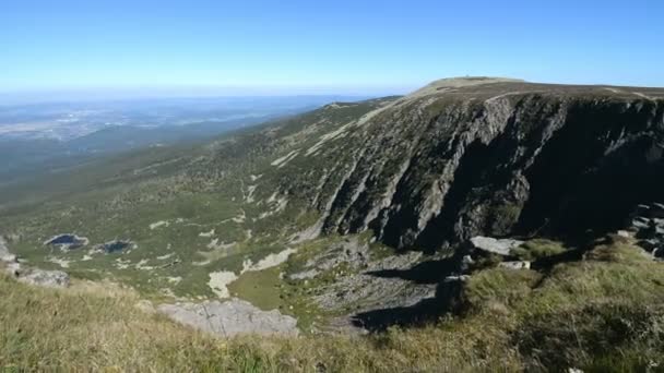 Snezne jamy, Krkonose Giant Mountains — Stok video