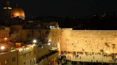 Kudüs'ün eski şehirde Western wall