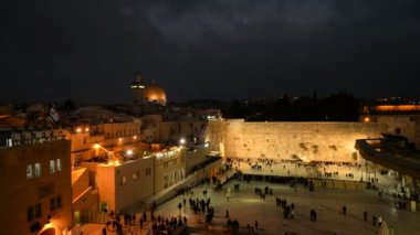 Kudüs'ün eski şehirde Western wall