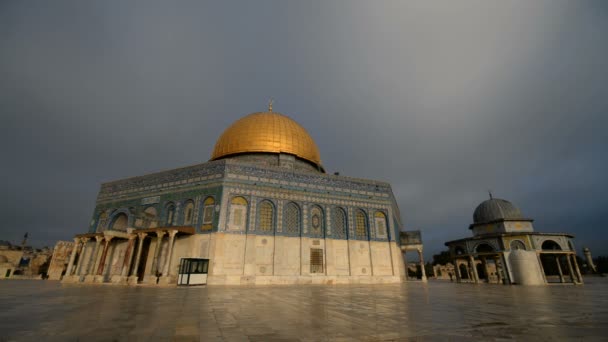 一般认为的岩石在耶路撒冷的圆顶 — 图库视频影像