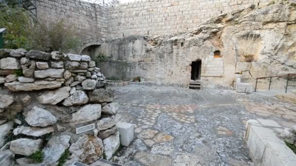 La tumba del jardín en Jerusalén — Vídeos de Stock