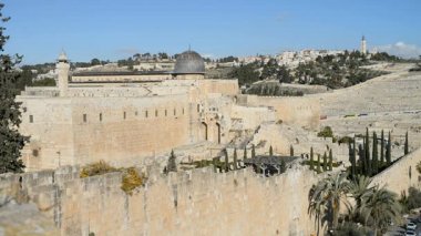Mount of olives Kudüs'te El Aksa Camii 