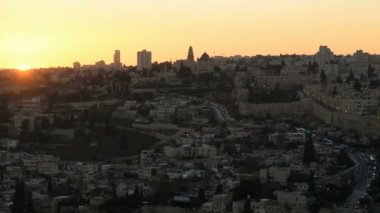 Mount of Olives Kudüs'te her bakıldığında gibi kaya kubbe 