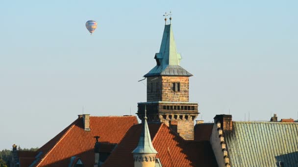 Castelo de Hruba Skala na República Checa — Vídeo de Stock