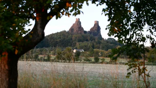 Hruba skala Schloss in der Tschechischen Republik — Stockvideo