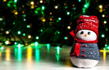 Tatil kartı beyaz arka plan üzerinde parlak renklerde 