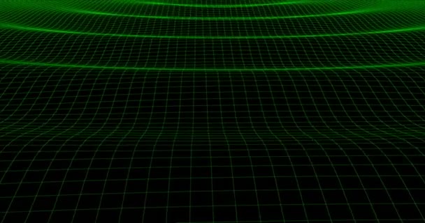 グリッド、抽象的な背景、アルファ チャネル波 — ストック動画