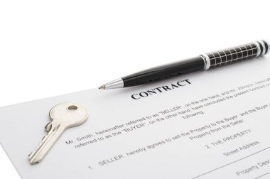 Yeni ev ve kalem sözleşmesindeki tuşları.