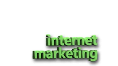 İnternet pazarlama ile ilgili animasyon değerlerini