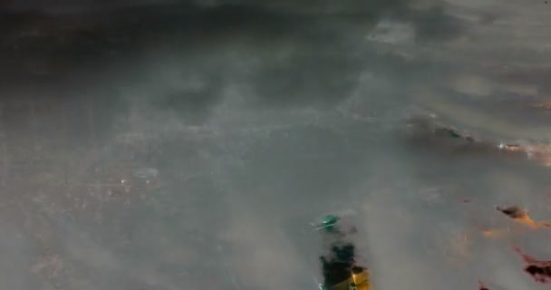 tours de temps de la ville du soir sous les nuages, boucle vidéo 