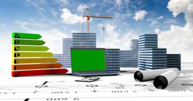 İnşaat, konut microdistrict bir bulut zaman atlamalı, İnşaat Sanayi, video döngü kavramı arka planda inşaatı unsurları