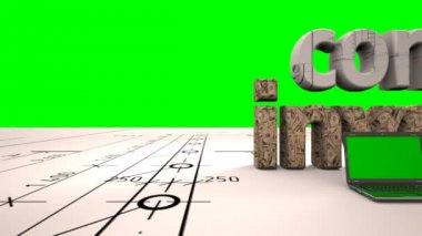 İnşaat, konut microdistrict bir bulut zaman atlamalı, inşaat sektöründe kavramı arka planda inşaatı unsurları