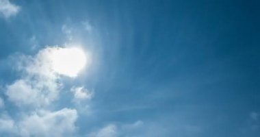 Farklı seviyelerdeki bulutların eş zamanlı hareketi, zaman geçişi