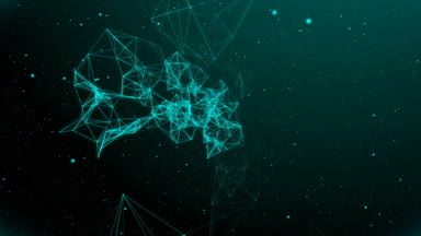 Bilgisayar oluşturulan, 5g bağlantı teknolojisi animasyon.