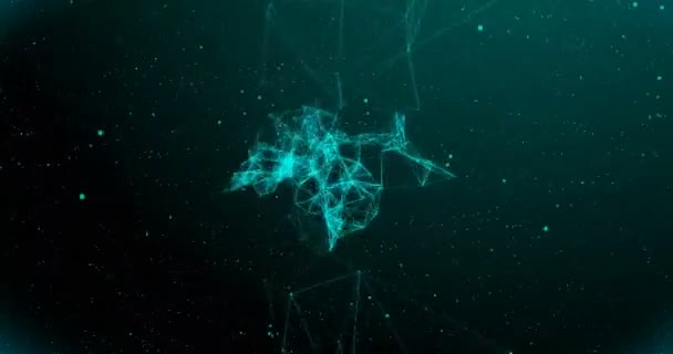 Computer generated, 5G connectivity technology animation. — Stock Video