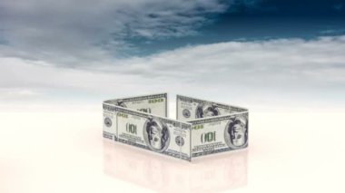 Ev nakit faturaları, inşaat, yatırım kavramı inşaat için para maliyeti oluşur.