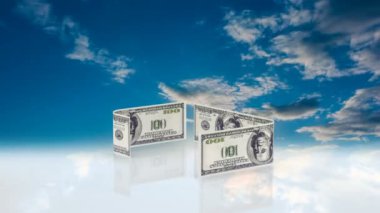 Ev nakit faturaları, inşaat, yatırım kavramı inşaat için para maliyeti oluşur.