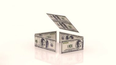 Ev nakit faturaları, inşaat, inşaat, chromakey, masraflarını para yatırım kavramı oluşur alfa kanalı