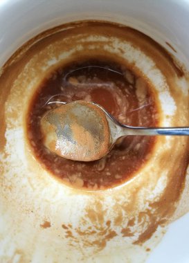 Kahve içtikten sonra kirli Kupası