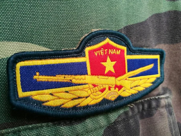 Vietnamese uniform with chevron — Stock Photo, Image