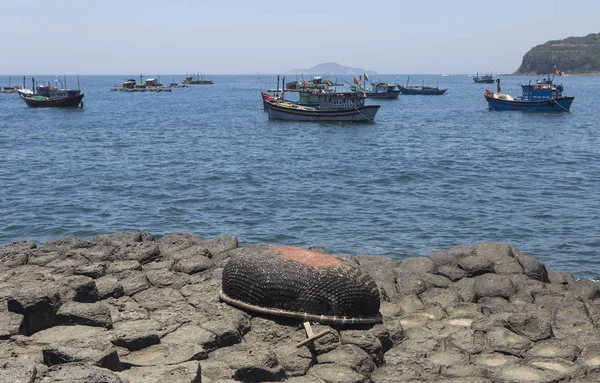 Boote in Küstennähe tagsüber — Stockfoto