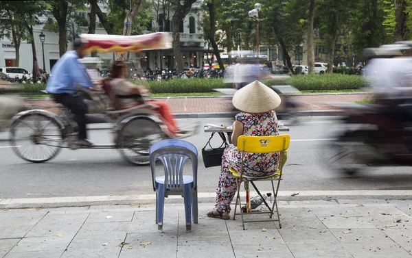 하노이 베트남에 거리의 복권을 아시아 스톡 사진