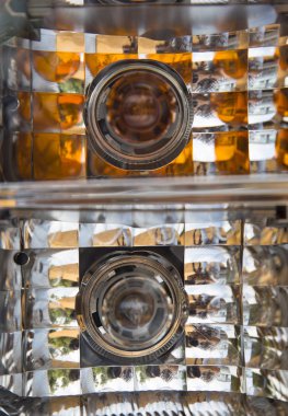 Bir araba Far yakın çekim