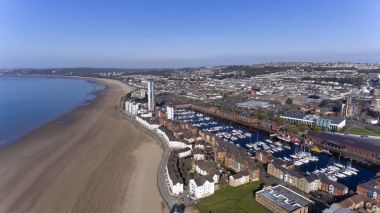 Swansea Bay South Wales clipart