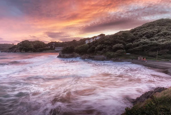 Caswell Bay günbatımı