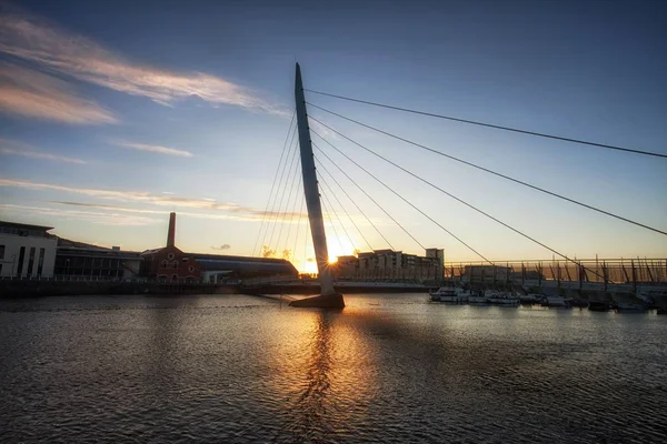 Swansea Millennium Bridge — Fotografia de Stock