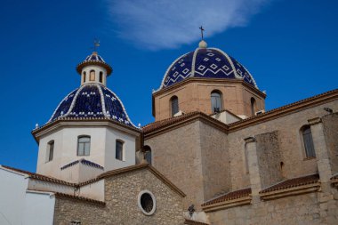 Altea, İspanya - 23 Kasım 2019: La Mare de Du del Consol Kilisesi (