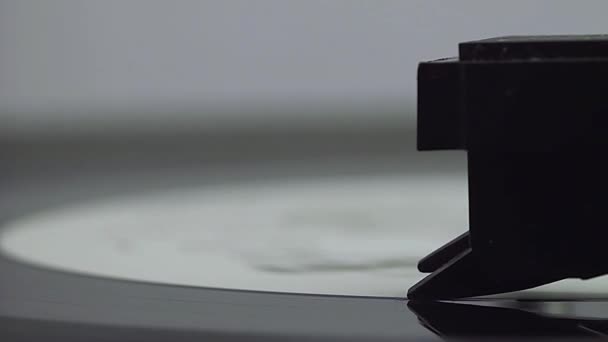 Rekaman vinyl lama sudah berakhir — Stok Video