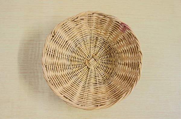 Wicker Basket Wood — Stock Photo, Image