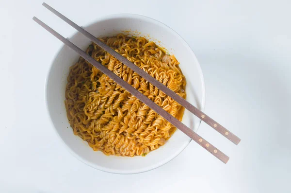 Homemade Instant noodles — Stock Photo, Image