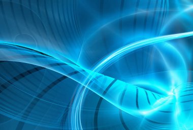 Soyut teknolojik altyapı. Sanatsal fraktal tasarım iş, bilim, eğitim ve teknoloji projeleri ile kullanmak için. 