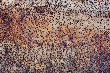 Eski paslı sac demir doku. Arka plan.