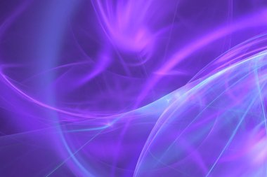 Arka plan gerçeküstü. Posterler, duvar kağıtları için fantezi fraktal tasarım. Bilgisayar oluşturulan, dijital sanat. Gül ve mavi renklerde.