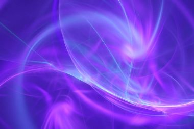 Arka plan gerçeküstü. Posterler, duvar kağıtları için fantezi fraktal tasarım. Bilgisayar oluşturulan, dijital sanat. Gül ve mavi renklerde.