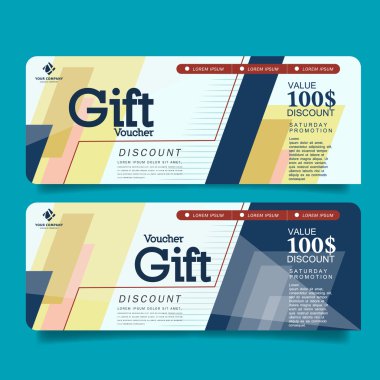 Hediye çeki tasarım şablonu
