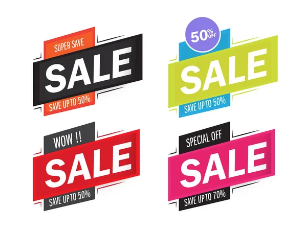 Icon Sale and special offer. 50% off. Vector illustration.Theme color. — Stock Vector
